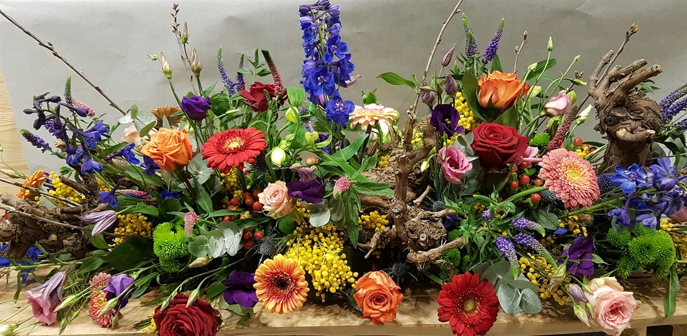 Kistbedekking grillig en bont